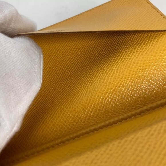 HERMES AgendaPM System notebook stationery Notebook cover Leather yellow - Picture 3 of 10